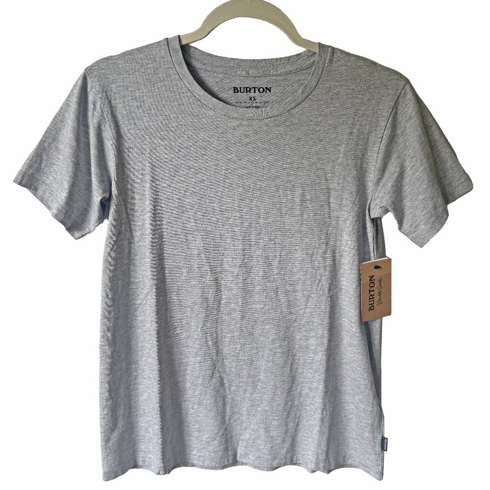 Burton Women's Classic Heather Grey Super Soft Tee Size XS NWT
